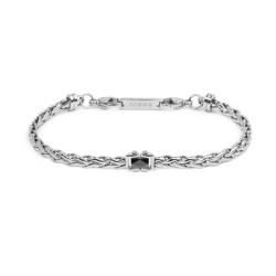 Bracciale Uomo Marlù 30BR0034 catena sonaglio Acciaio Silver