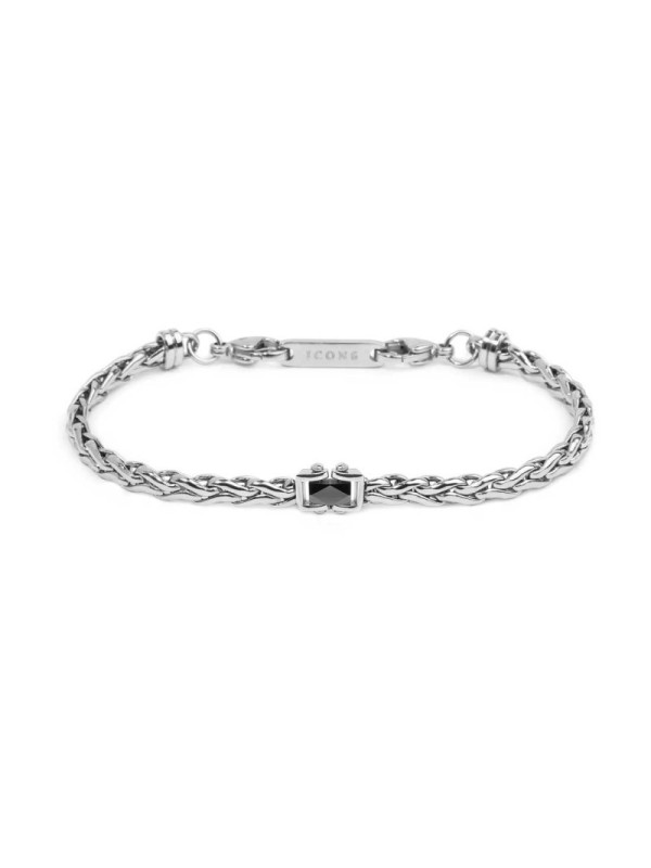 Bracciale Uomo Marlù 30BR0034 catena sonaglio Acciaio Silver