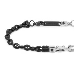 copy of copy of copy of Bracciale Uomo Marlù 30BR0034 catena sonaglio Acciaio Silver