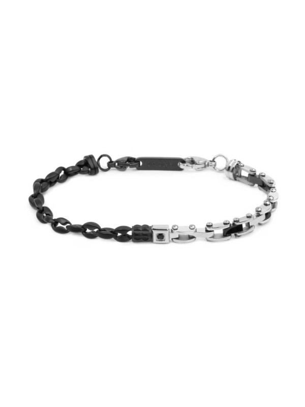 copy of copy of copy of Bracciale Uomo Marlù 30BR0034 catena sonaglio Acciaio Silver