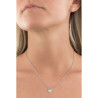 Collana Donna Marlù Time To 18CN032 Con Cuore Pendente in Acciaio Colore Argento