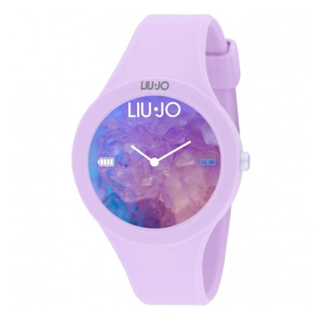 Orologi Donna Smartwatch Liujo Luxury Voice Paint SWLJ128 Cinturino Viola