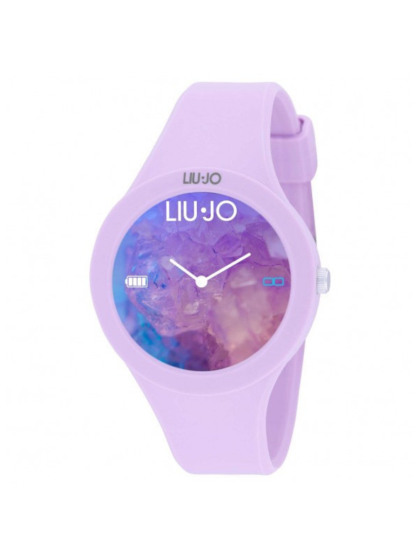 Orologi Donna Smartwatch Liujo Luxury Voice Paint SWLJ128 Cinturino Viola