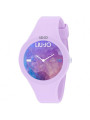 Orologi Donna Smartwatch Liujo Luxury Voice Paint SWLJ128 Cinturino Viola