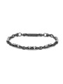Bracciale Uomo Marlù 30BR0037T catena marine con elementi acciaio Titanio