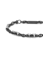 copy of copy of copy of copy of copy of copy of copy of Bracciale Uomo Marlù 30BR0034 catena sonaglio Acciaio Silver