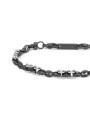 Bracciale Uomo Marlù 30BR0037T catena marine con elementi acciaio Titanio