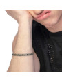 Bracciale Uomo Marlù 30BR0038T catena marine con elementi acciaio Titanio