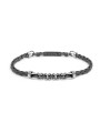 Bracciale Uomo Marlù 30BR0039T catena sonaglio piatta centrale Acciaio Tianio