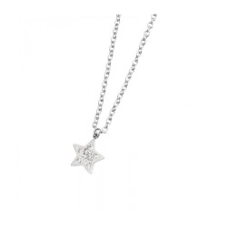 Collana Donna Marlù Time To 18CN043 con Stella Pendente in Acciaio Silver