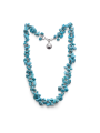Collana Donna Maria Cristina Sterling G4243 ELba in Argento 925% e Aulite Celeste
