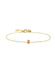 copy of copy of Bracciale Donna Marlù 2BR0100G-AM Acciaio Oro Pietra Acqua Marina