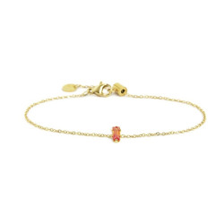 copy of copy of Bracciale Donna Marlù 2BR0100G-AM Acciaio Oro Pietra Acqua Marina