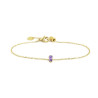 copy of copy of copy of Bracciale Donna Marlù 2BR0100G-AM Acciaio Oro Pietra Acqua Marina