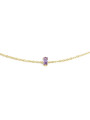 Bracciale Donna Marlù 2BR0100G-P Acciaio Oro Pietra Viola