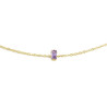 Bracciale Donna Marlù 2BR0100G-P Acciaio Oro Pietra Viola
