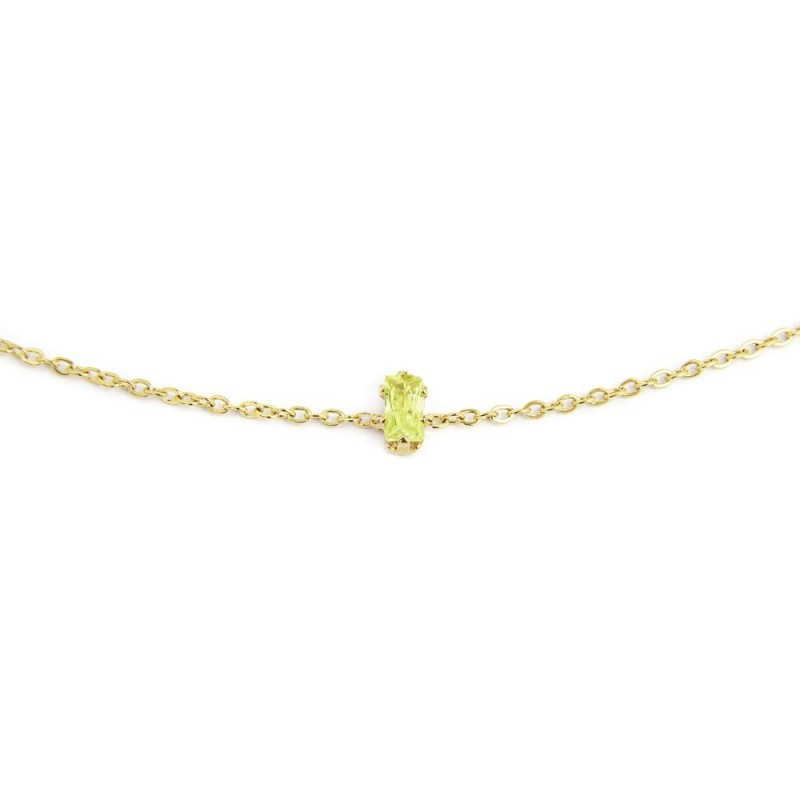 Bracciale Donna Marlù 2BR0100G-V Acciaio Oro Pietra Verde