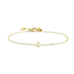 copy of copy of copy of copy of copy of Bracciale Donna Marlù 2BR0100G-AM Acciaio Oro Pietra Acqua Marina