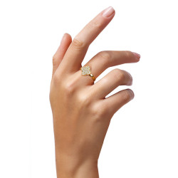 Anello Donna Ops Jewels OPSAN-355 Mystic Clover Acciaio Oro 12-16