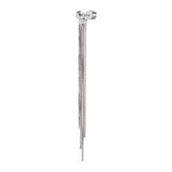 Orecchino pendente Marlù Vision donna acciaio sfera e catena snake quadrata 33OR0057