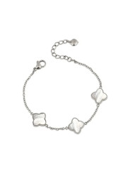 Bracciale Donna Ops Objects OPSBR-970 Quadrifoglio Acciaio Silver