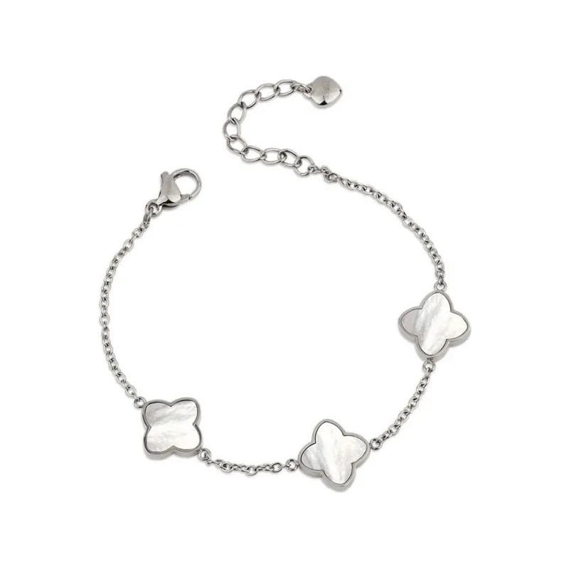 Bracciale Donna Ops Jewels OPSBR-971 Mystic Clover in Acciaio Oro Quadrifoglio