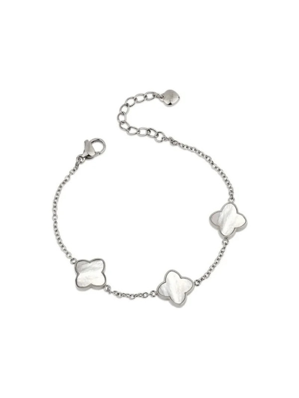 Bracciale Donna Ops Jewels OPSBR-971 Mystic Clover in Acciaio Oro Quadrifoglio