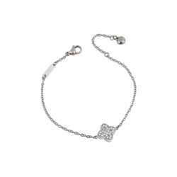 copy of Bracciale Donna Ops Jewels OPSBR-971 Mystic Clover in Acciaio Oro Quadrifoglio