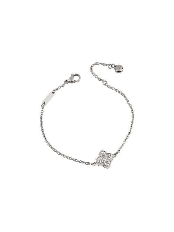 Bracciale Donna Ops Objects OPSBR-988 Quadrifoglio Acciaio Silver