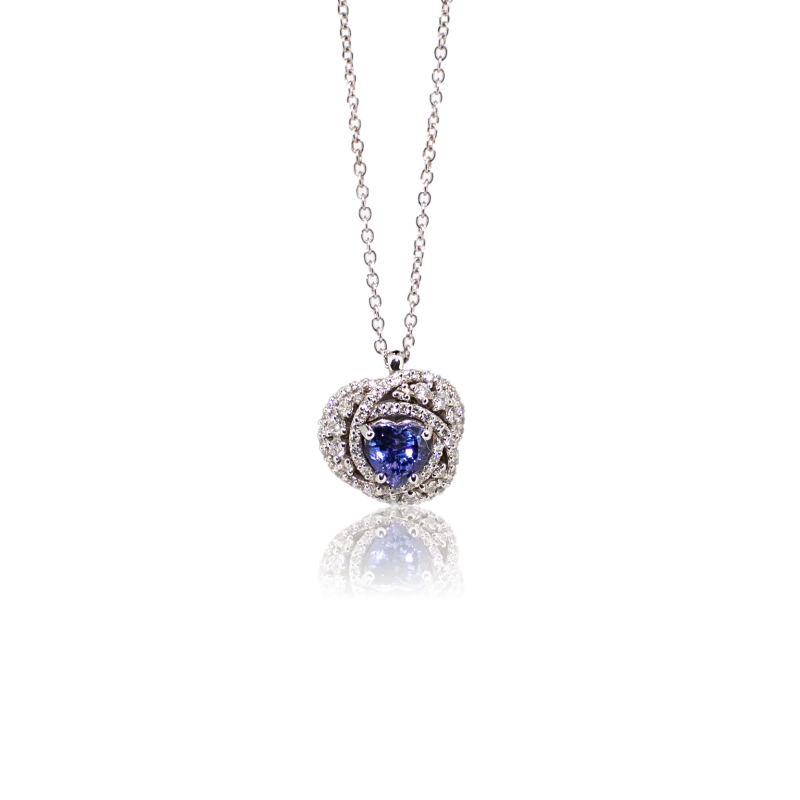Collana da Donna Polello G3282CBTAN in Oro 750%o/ 18kt con Diamanti e Pietra Collana da Donna Polello G3282CBTAN in Oro 750%o/ 18kt con Diamanti e Pietra