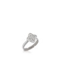 Anello Donna Ops Jewels OPSAN-357 Mystic Clover Acciaio Silver Quadrifoglio 12-16