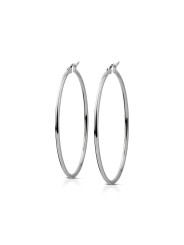 Orecchini Donna Ops Jewels OPSOR-862 Hoops a Cerchio Acciaio Silver 55mm