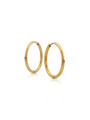 Orecchini Donna Ops Jewels OPSOR-860 Hoops a Cerchio Acciaio Oro 24mm