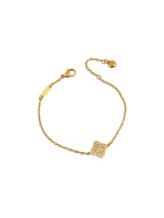 Bracciale Donna Ops Objects OPSBR-989 Quadrifoglio Acciaio Oro