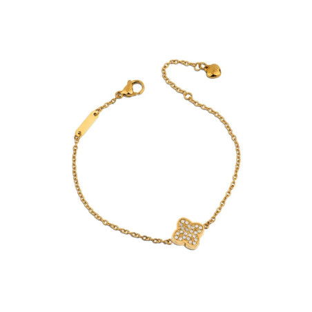 copy of copy of Bracciale Donna Ops Jewels OPSBR-971 Mystic Clover in Acciaio Oro Quadrifoglio
