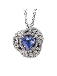 Collana da Donna Polello G3282CBTAN in Oro 750%o/ 18kt con Diamanti e Pietra