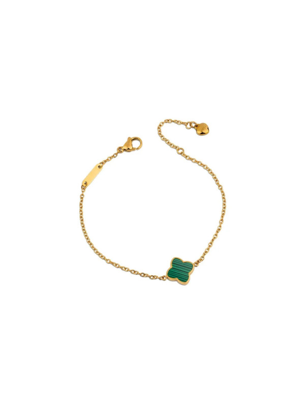 copy of copy of copy of Bracciale Donna Ops Jewels OPSBR-971 Mystic Clover in Acciaio Oro Quadrifoglio
