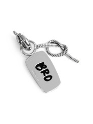 Charm Marlù Unisex in Acciaio Silver 25CH0001 fratello e nodo