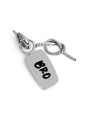 Charm Marlù Unisex in Acciaio Silver 25CH0001 fratello e nodo