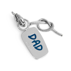 copy of copy of copy of copy of Charm Marlù Unisex in Acciaio Silver 25CH0001 fratello e nodo