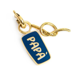 Charm Marlù Unisex in Acciaio Silver 25CH0003G Papà e nodo