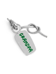 Charm Marlù Unisex in Acciaio Silver 25CH0004 Nonno e nodo