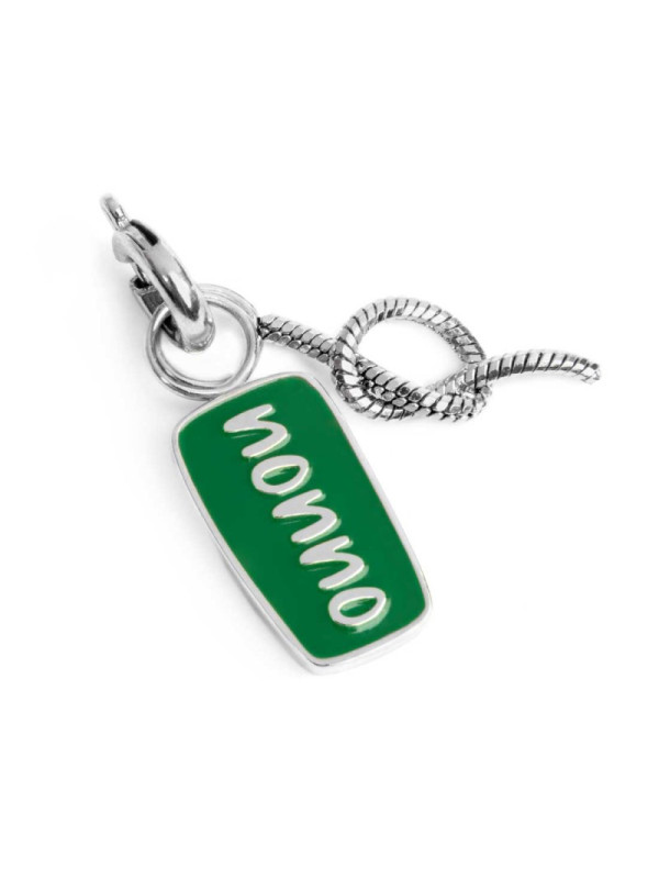 Charm Marlù Unisex in Acciaio Silver 25CH0004 Nonno e nodo