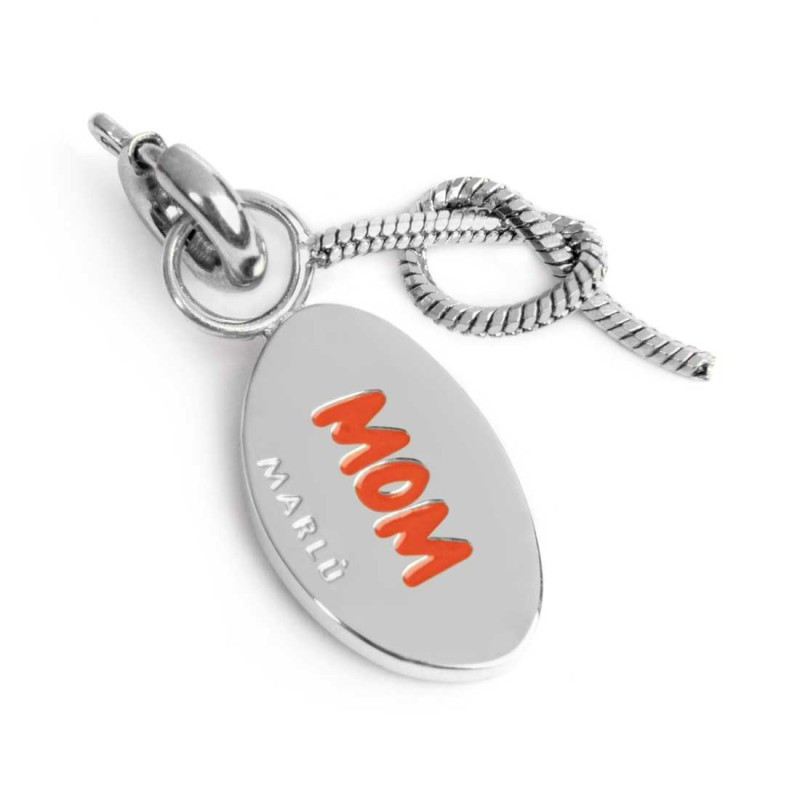 Charm Marlù Unisex in Acciaio Silver 25CH0005 Mamma e nodo