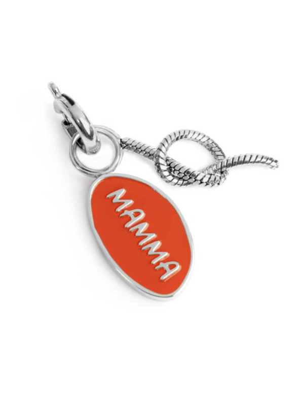 Charm Marlù Unisex in Acciaio Silver 25CH0005 Mamma e nodo