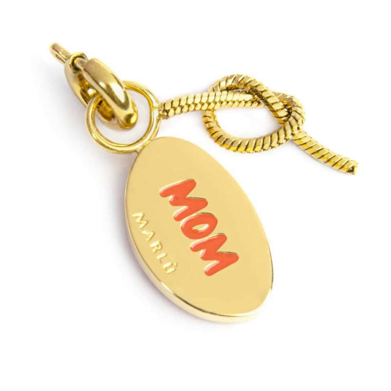 Charm Marlù Unisex in Acciaio Oro 25CH0005G Mamma e nodo