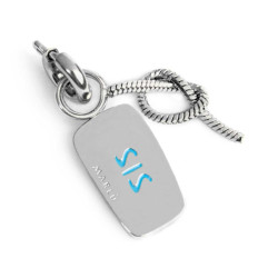 Charm Marlù Unisex in Acciaio Silver 25CH0006 Sorella e nodo