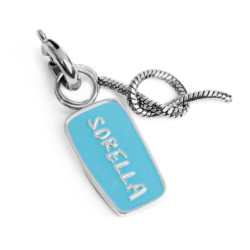 Charm Marlù Unisex in Acciaio Silver 25CH0006 Sorella e nodo