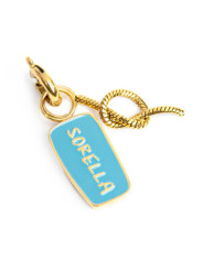 Charm Marlù Unisex in Acciaio Oro 25CH0006G Sorella e nodo