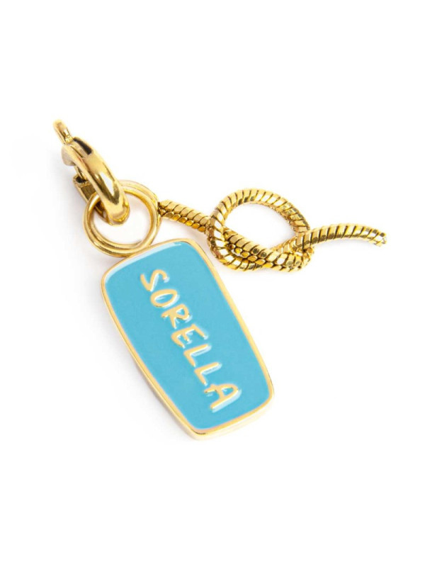 Charm Marlù Unisex in Acciaio Oro 25CH0006G Sorella e nodo